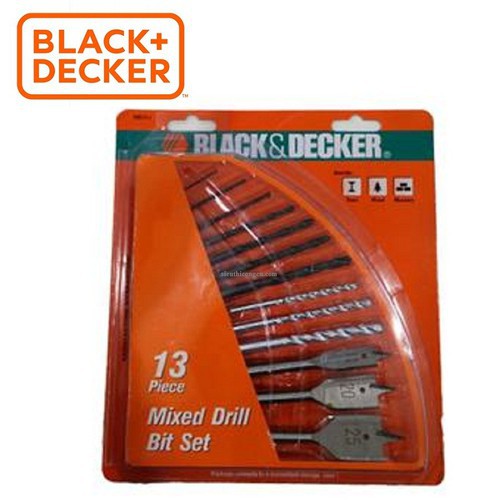 Bộ mũi khoan 13 chi tiết Black Decker 50613G