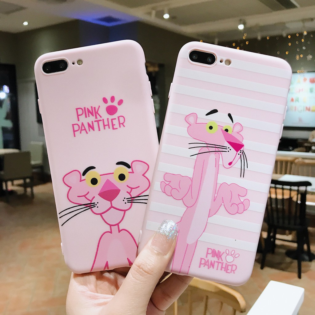 Ốp lưng iphone Pink Panther ip 6 6s 6plus 7plus 7 8 Plus X XS Max XR 11 pro max 12 12mini 12promax  (a111)