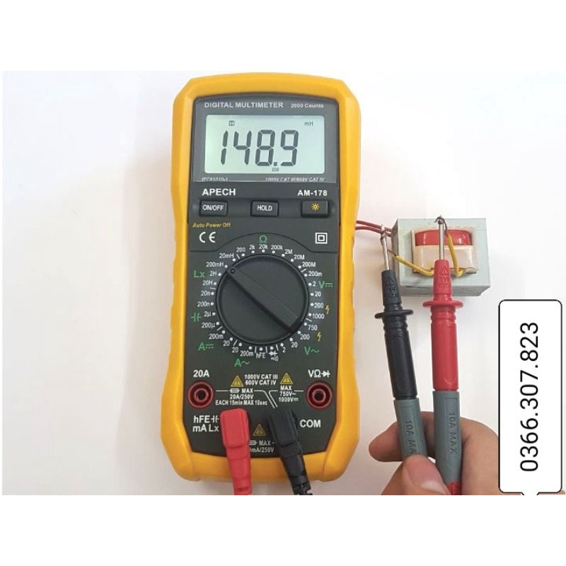 Đồng hồ đo cuộn cảm  APECH AM-178