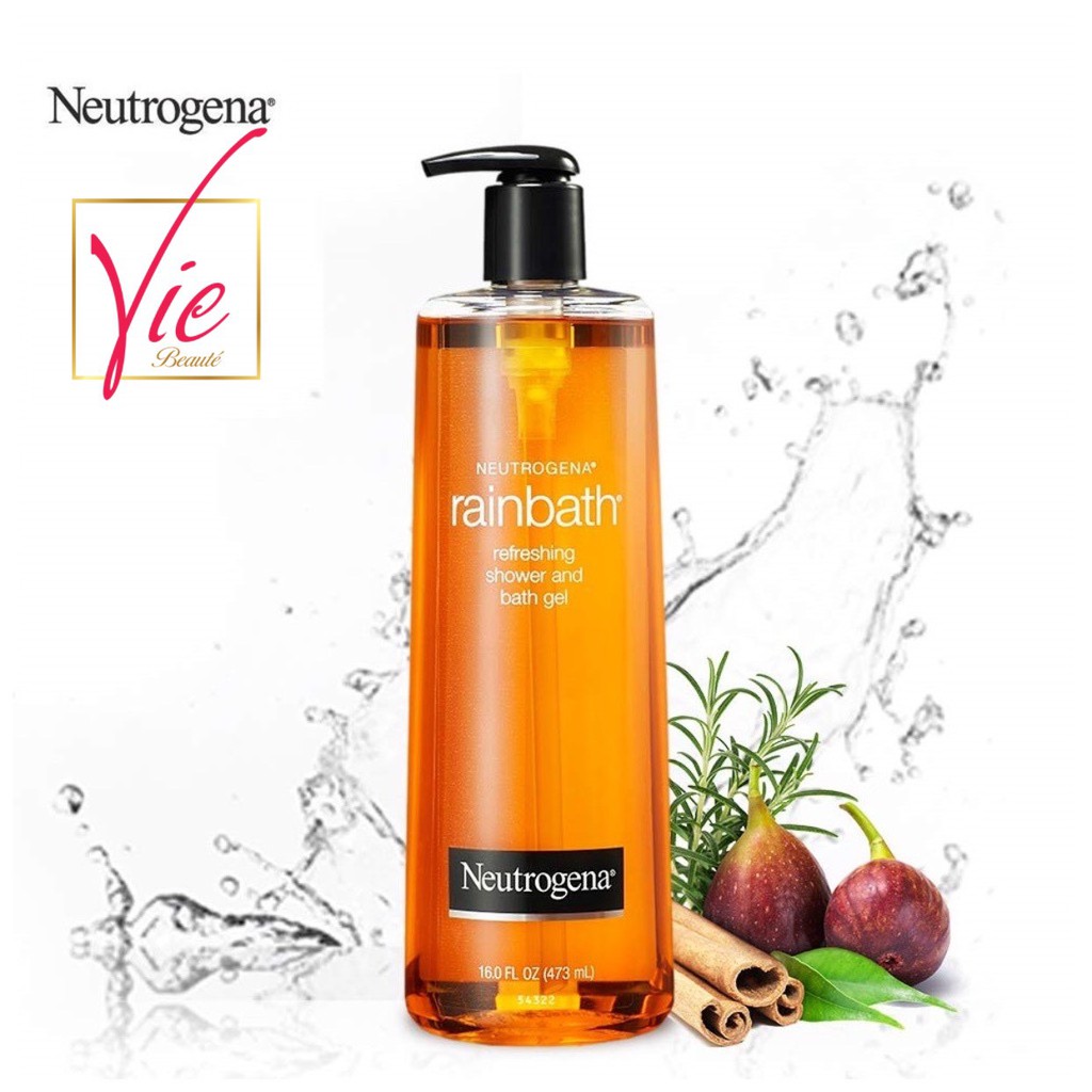 |12.2022|Sữa Tắm NEUTROGENA dưỡng ẩm thảo mộc dạng gel - NEUTROGENA Rainbath Original refreshing shower and bath gel 473