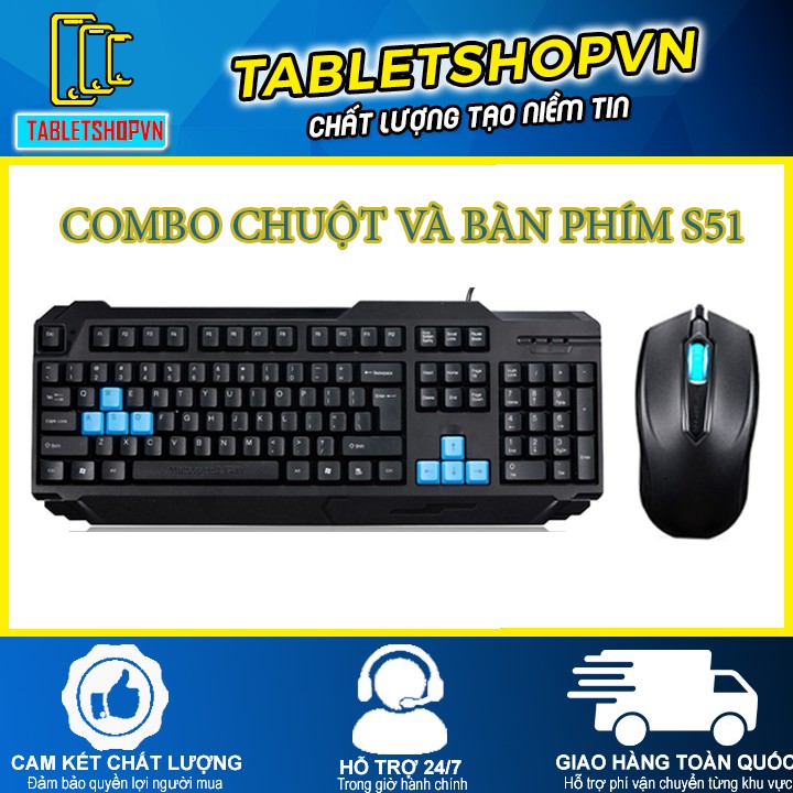 COMBO BÀN PHÍM VÀ CHUỘT GAMING MOTOSPEED S51