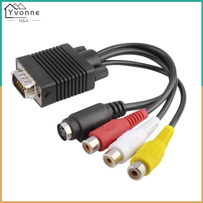 One Đầu Chuyển Đổi VGA Sang S-Video 3RCA