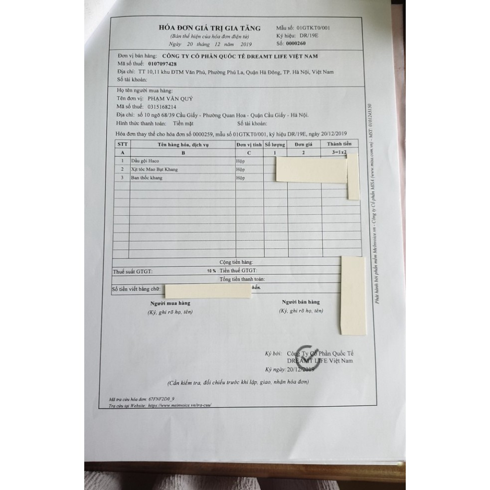 (BỘ 3 SP) Bộ sản phẩm Tóc HACO - hàng chính hãng có hóa đơn đỏ