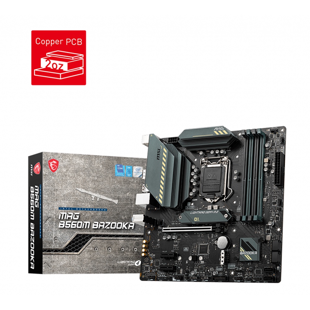 Bo mạch chủ Mainboard MSI MAG B560M BAZOOKA Mới chính hãng Bh 36T