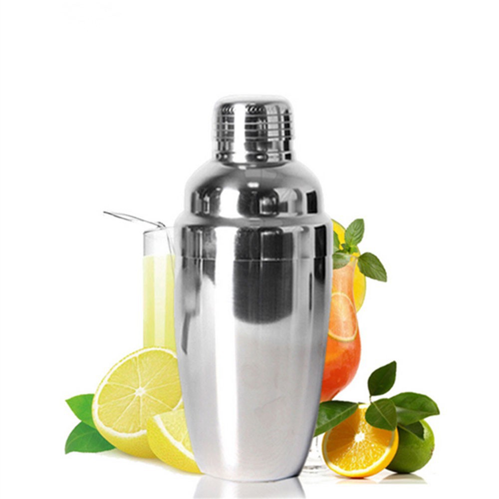 Bình Lắc Pha Chế Shaker Cooktail, CaFe Inox 304 500ml Cao Cấp Không Gỉ