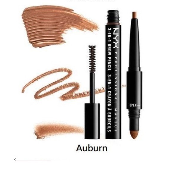 BÚT KẺ CHÂN MÀY ĐA NĂNG 3IN1  BRUNETTE - 3-IN-1 BROW PENCIL