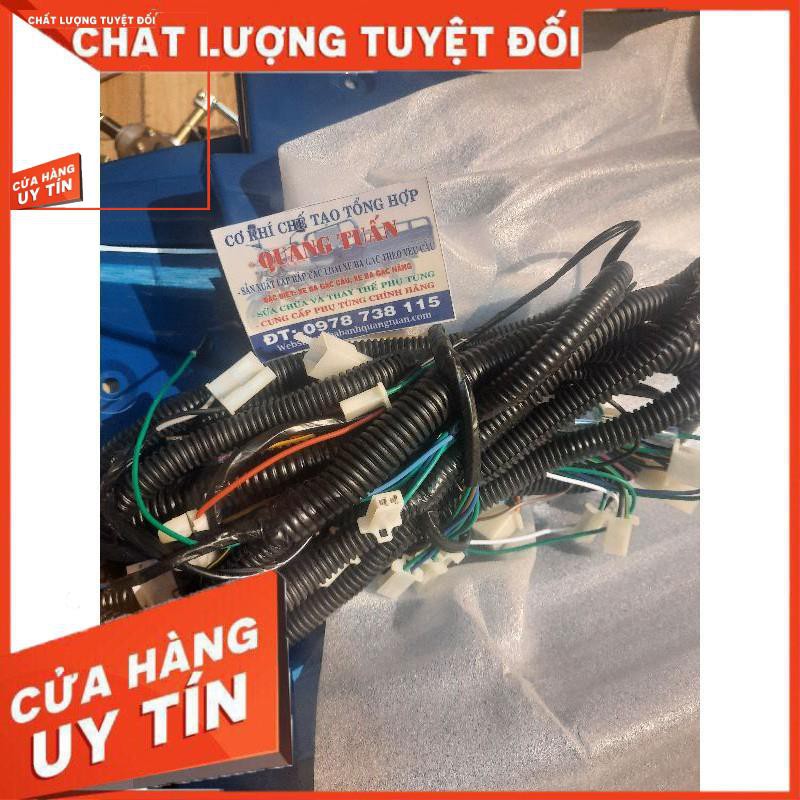 Chi Tiết Bộ Điện Xe Ba Gác Đèn Tròn Đèn Vuông Loại Tốt
