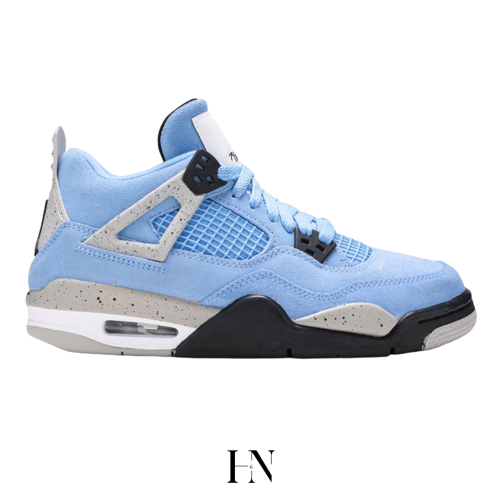 GIÀY NIKE AIR JORDAN 4 RETRO GS UNIVERSITY BLUE HOT 2022