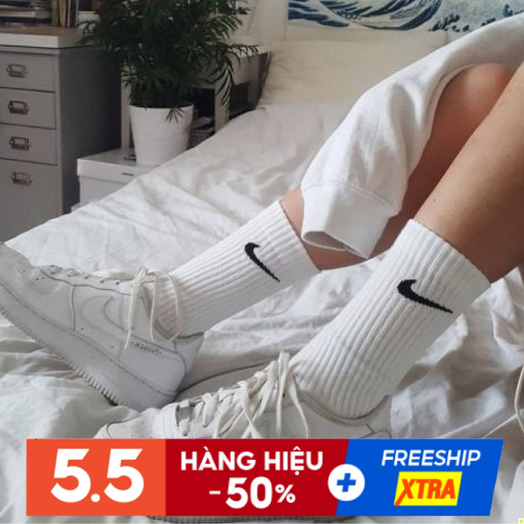 COMBO &quot;10 ĐÔI&quot; NIKE thể thao siêu xịn siêu đẹp siêu rẻ chất liệu 100% cotton hàng VN XNK