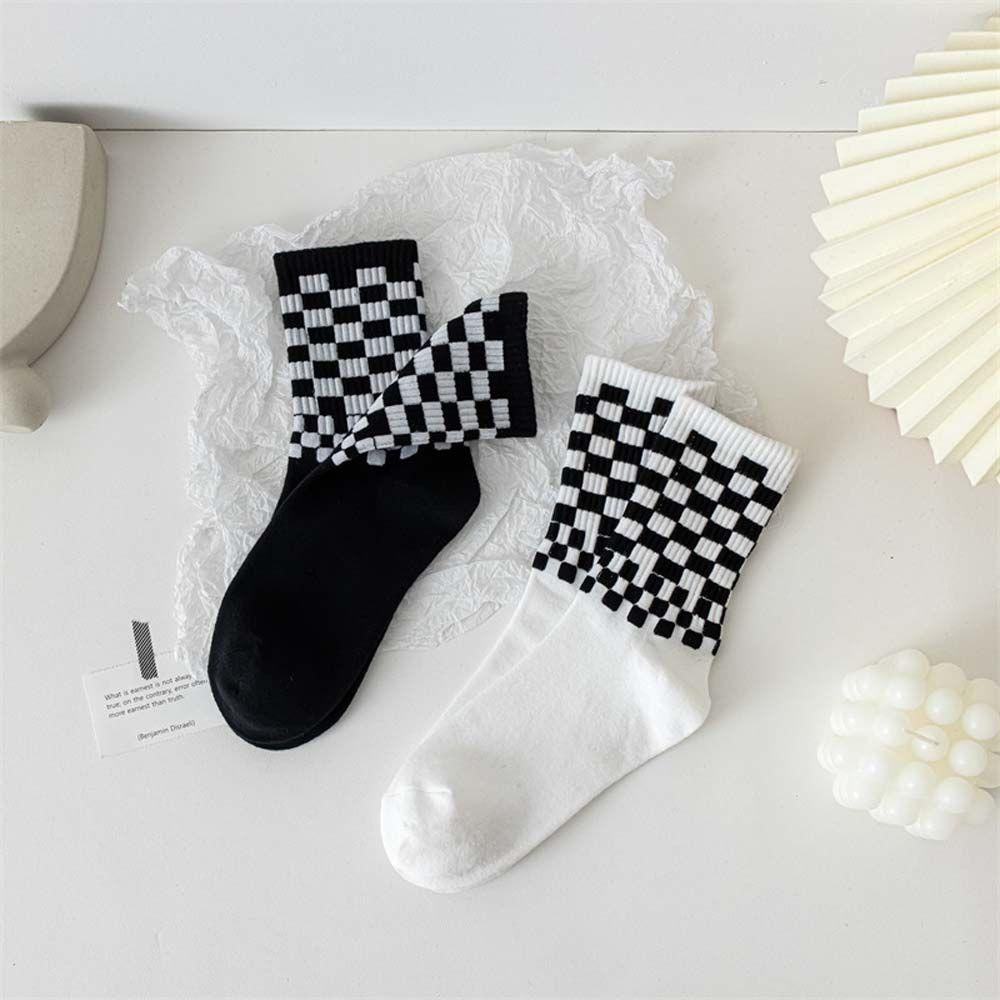 Vớ Trượt Ván Vải Cotton Thoáng Khí Phong Cách Đường Phố Hàn Quốc VANES1 Cho Nam Và Nữ