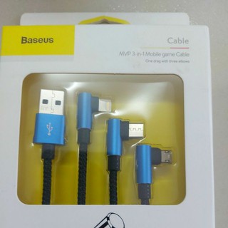 [NEW]Dây cáp sạc Baseus Type-C micro USB 3.5A 3 trong 1