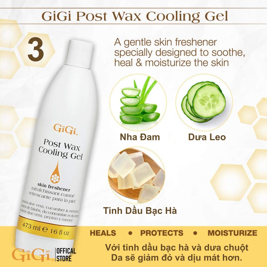 Combo Sáp Tẩy Wax Lông GiGi Và Lotion Trước Và Sau Khi Wax