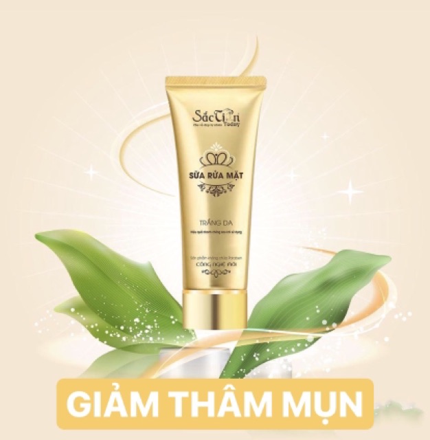 Sữa rửa mặt trắng da sạch mụn Sắc Tiên Today 100ml (hàng chính hãng) hiệu quả sau 7 ngày sử dụng