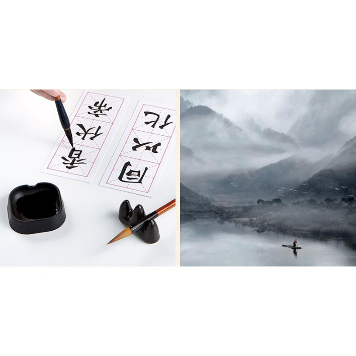 [Nowship] Bút Lông Viết Thư Pháp, Vẽ Calligraphy, Kanji, Hán Tự, Chữ Nho, Chữ Hàn Baoke S36 - S37