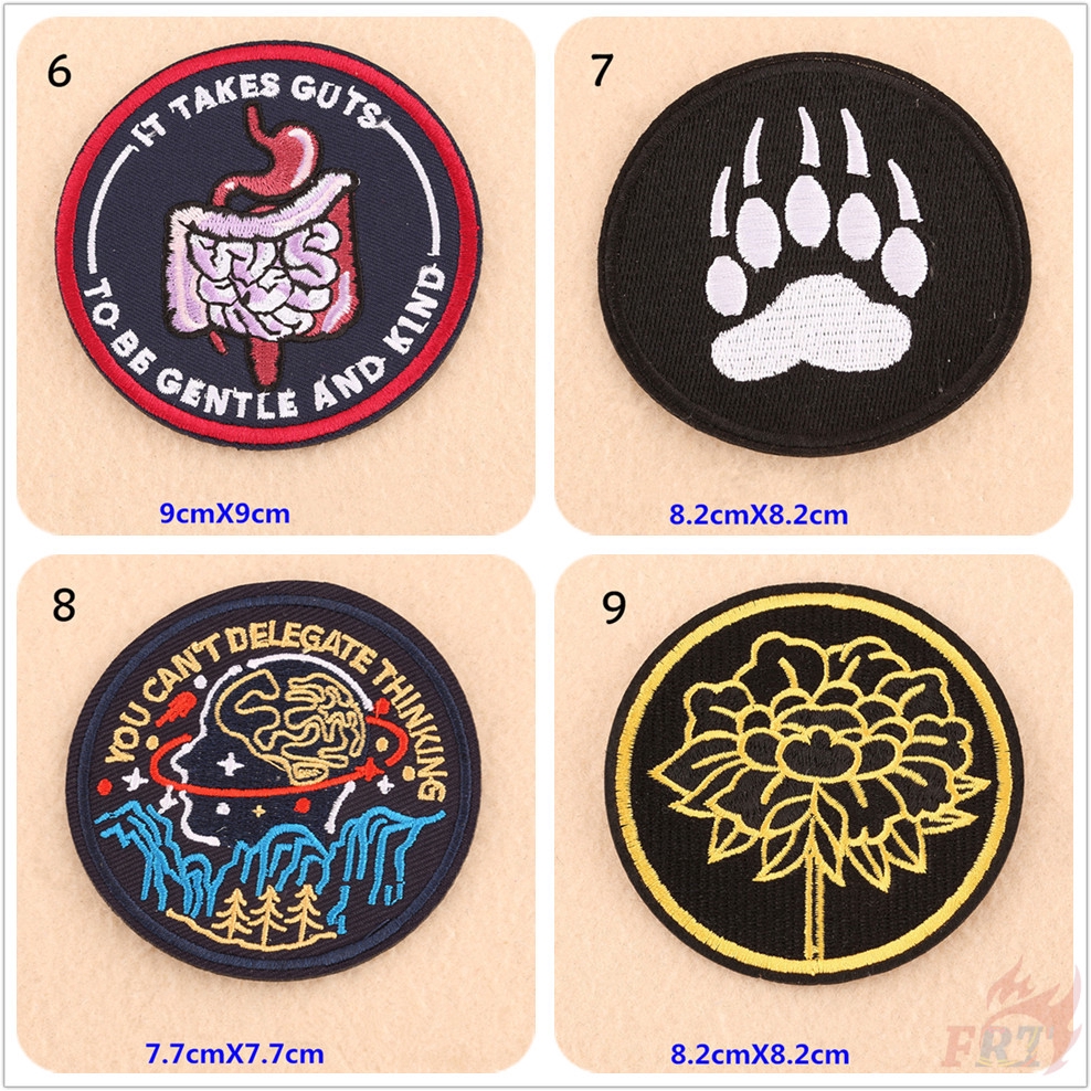 Sticker Ủi Thêu Trang Trí Quần Áo Hình Vsco