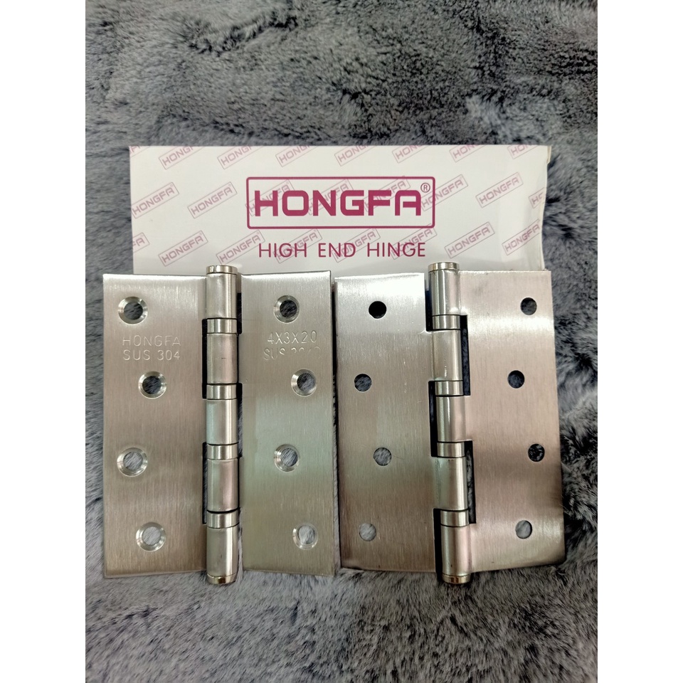 Bản lề lá HongFa inox dành cho cửa đi - Hàng chính Hãng