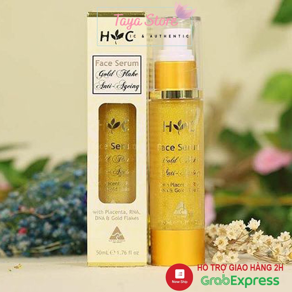 Serum dưỡng da chống lão hóa Healthy Care Anti Ageing Gold Flake Face Serum 50ml Úc
