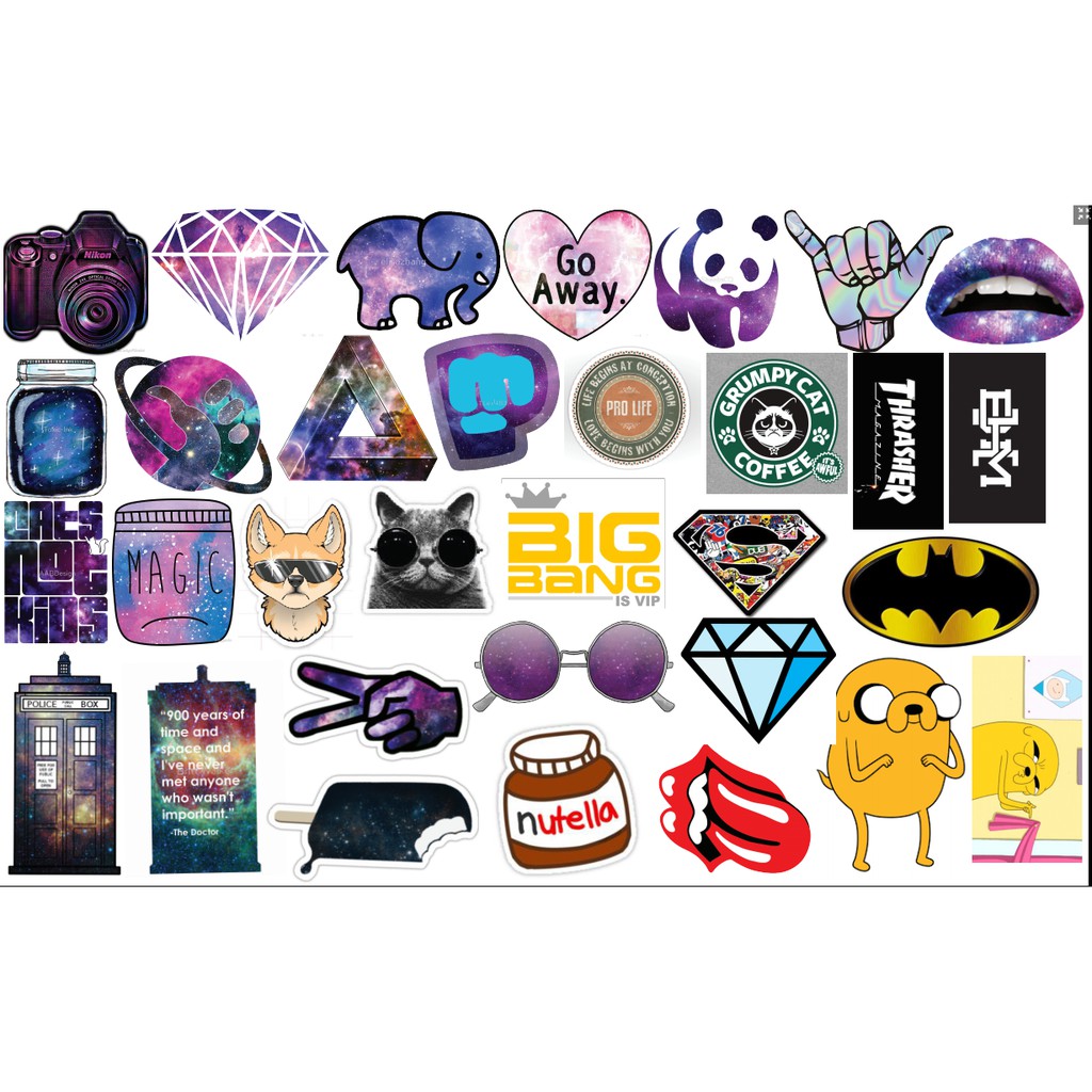 STICKER dán Vali, xe, barber shop, Mũ bảo hiểm , macbook, đàn, tường... Nhập mã GIẢM GIÁ 15k khi mua từ 3 set
