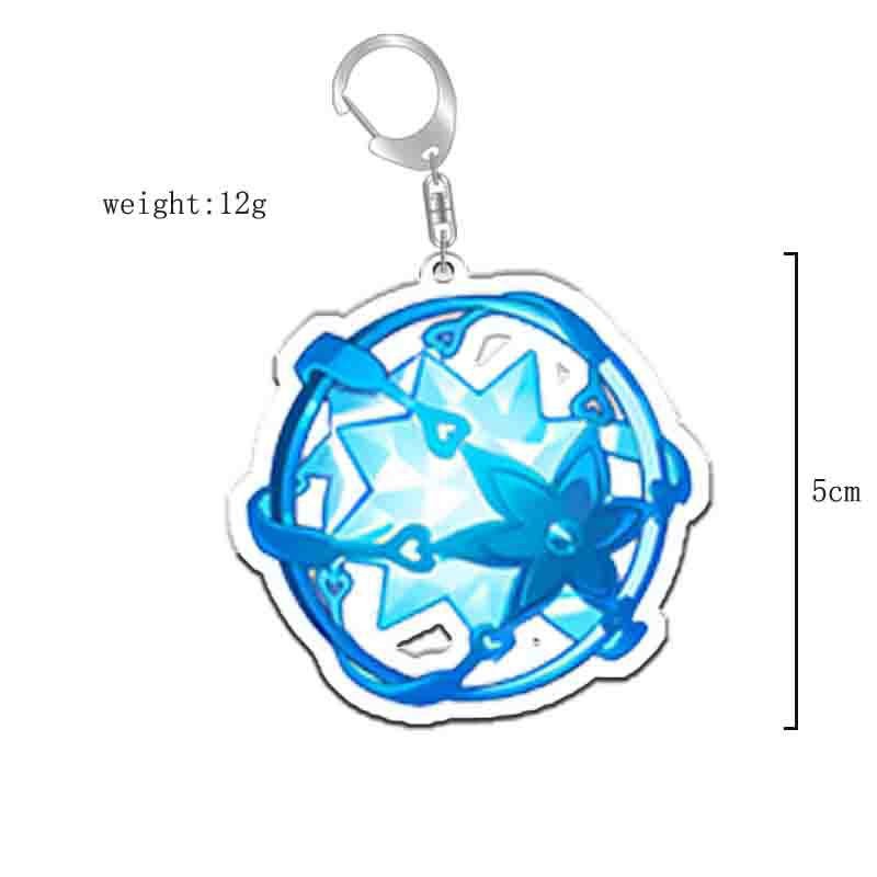 Móc Khóa Huỳnh Quang Nhân Vật Wentidi Paimon Barbara Di Luke Kaia Trong Genshin Impact Project Làm Quà Tặng Cho Bạn Bè