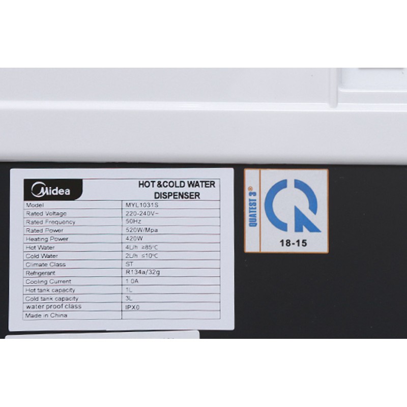 Cây nước uống nóng lạnh Midea MYL1031S - Hàng chính hãng