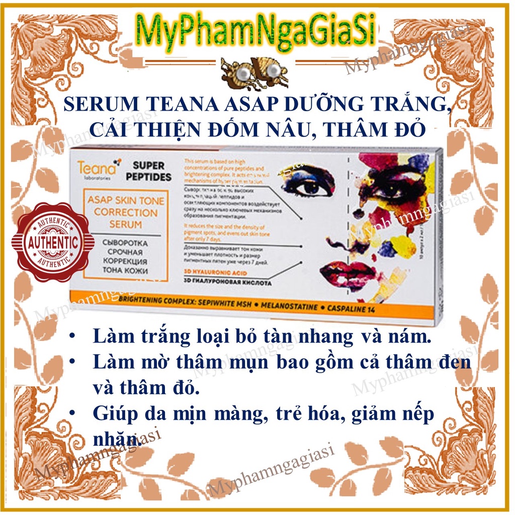 Serum Asap Skin Tone họp 10 ống