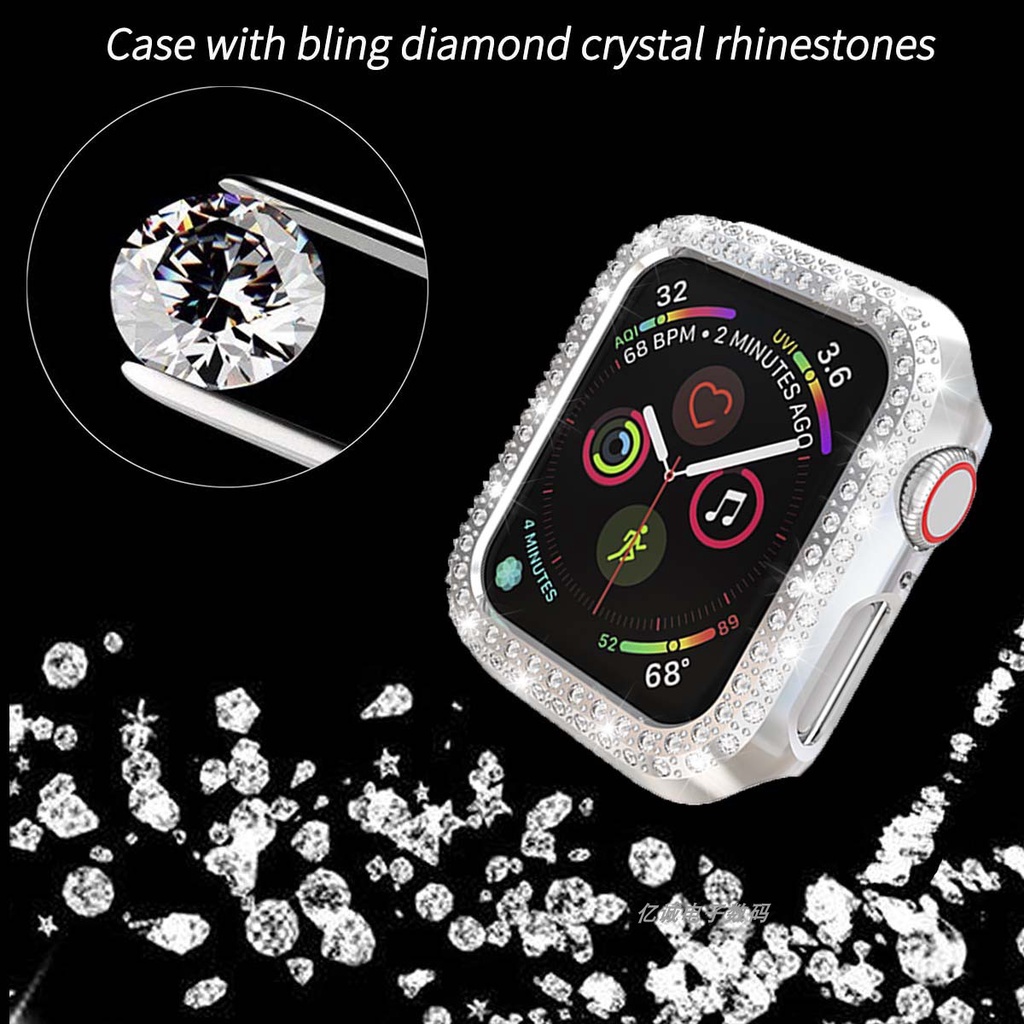 Ốp bảo vệ đồng hồ Apple Watch Series 7 6 SE 5 4 3 2 1 45mm 40MM 44MM 38MM 42MM 7