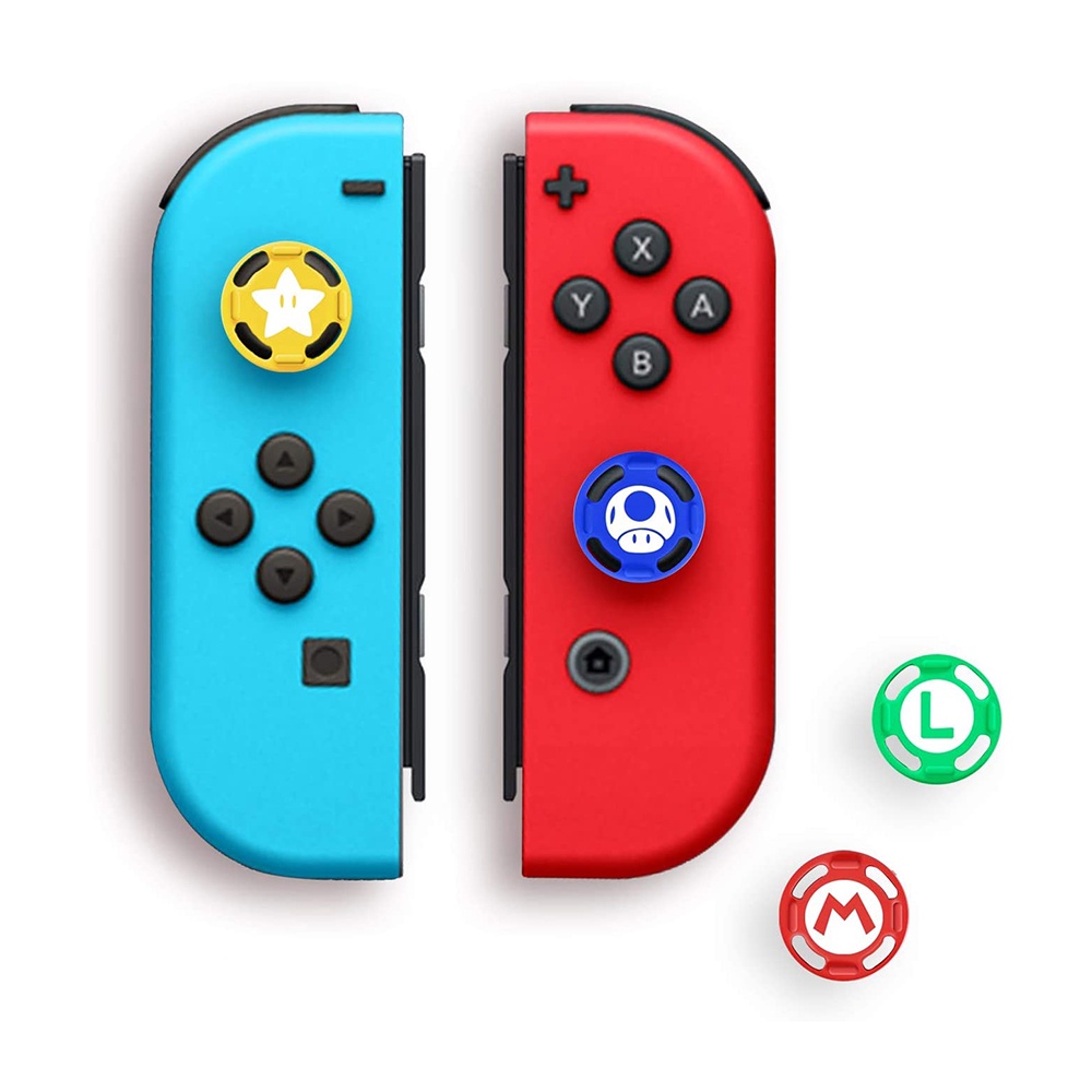 Bộ 4 Nút Bọc Nút Bấm Điều Khiển Chơi Game Bằng Silicone Cho Nintendo Switch OLED/Switch Lite/Wiii U