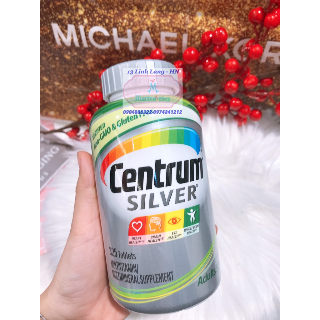 VIÊN UỐNG BỔ SUNG MULTIVITAMIN CHO CẢ NAM VÀ NỮ CENTRUM SILVER ADULTS 50+