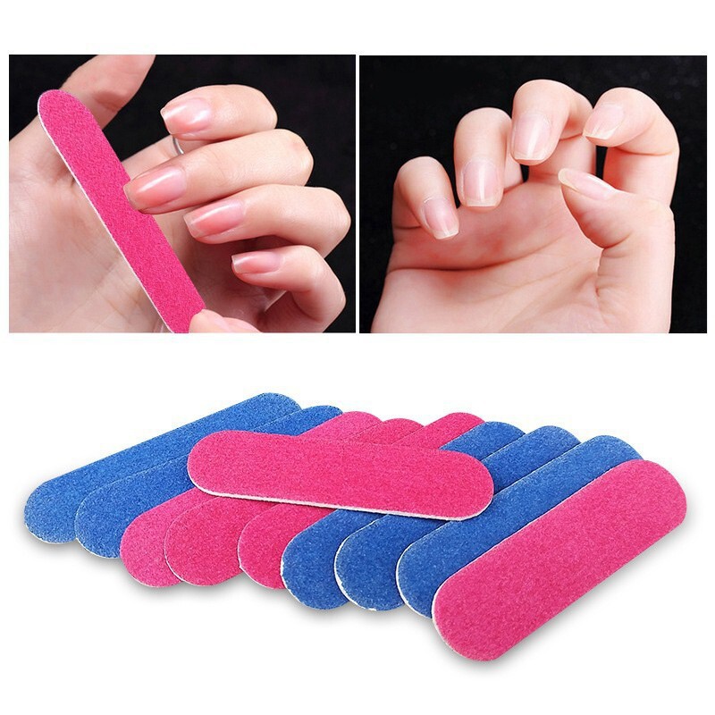 Combo 10 Dũa Móng Tay, Móng Chân Mini Phụ Kiện Nail