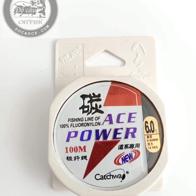 [dây trục] Cước Câu Cá ACE POWER chuyên làm trục câu máy