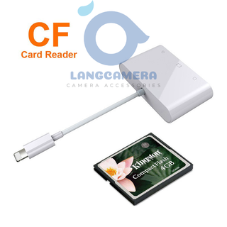 Đầu Đọc Thẻ 3in1 SD, CF, MicroSD - cho điện thoại iphone