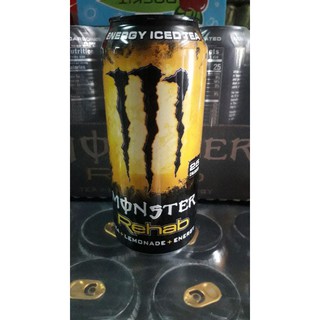 Nước Tăng Lực Monster Rehab - Tea Lemonade Energy 458ml Mỹ