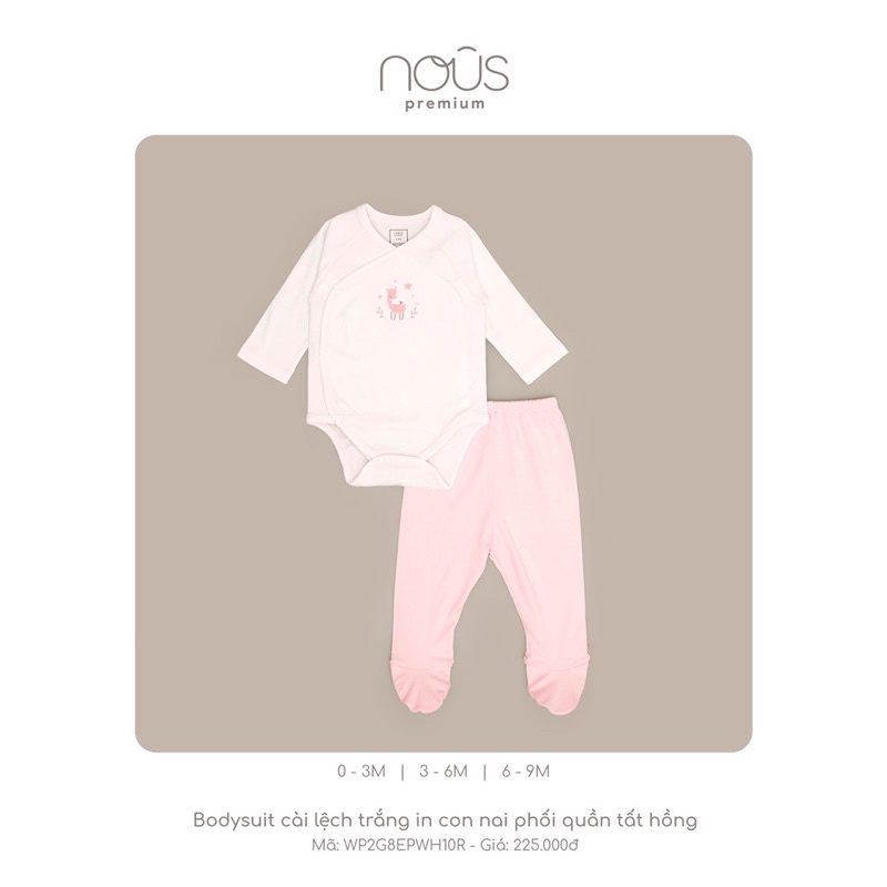 [ Nous ] Bộ dài tay nous cao cấp phom nhỏ nên tăng size