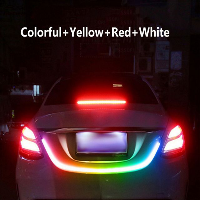 Dải đèn LED RGB 24V dài 120cm nhiều màu sắc báo tín hiệu cho xe