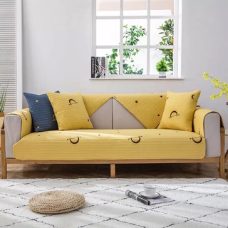 Bọc sofa cotton thêu mới 706 size 70*70cm