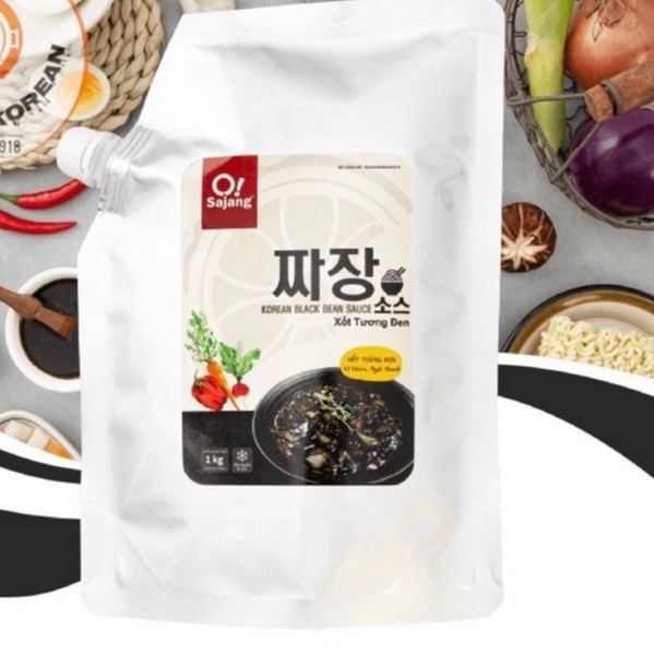 Gói 1kg Xốt tương đen Osajang Hàn Quốc