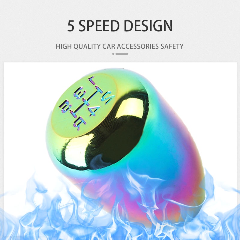 Núm Gạt Cần Số Xe Hơi 5 Tốc Độ Bằng Hợp Kim Nhôm Bảo vệ an toàn Đầu cần số  Ô Tô Thông Dụng Núm gạt cần số Thông Dụng xe hơi Núm bọc cần số xe hơi  trang trí phụ kiện nội thất ô tô