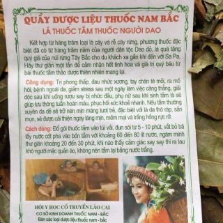 LÁ THUỐC TẮM NGƯỜI DAO ĐỎ SAPA