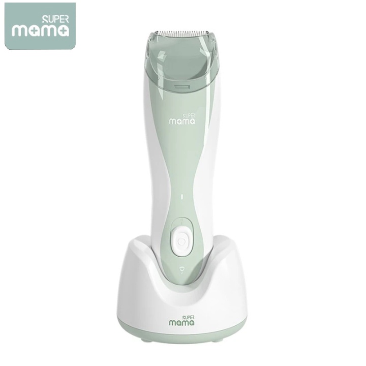 Tông đơ cắt tóc cho bé nhãn hiệu Super Mama SM-3689  chống thấm nước công nghệ Ipx7 - BẢO HÀNH 12 THÁNG