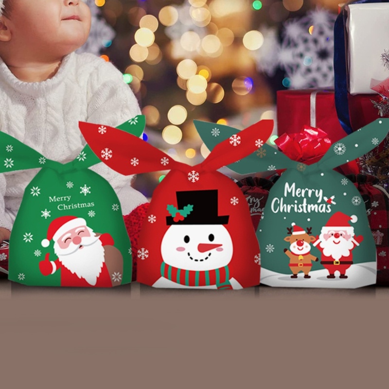 Set 50 Túi Đựng Kẹo Giáng Sinh Dễ Thương
