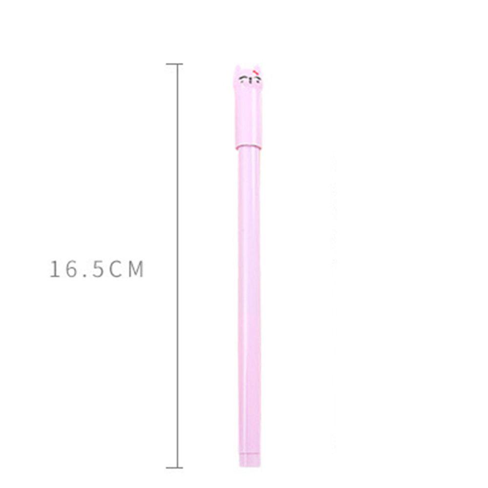 Set 6 Bút Mực Gel Hình Mèo Dễ Thương