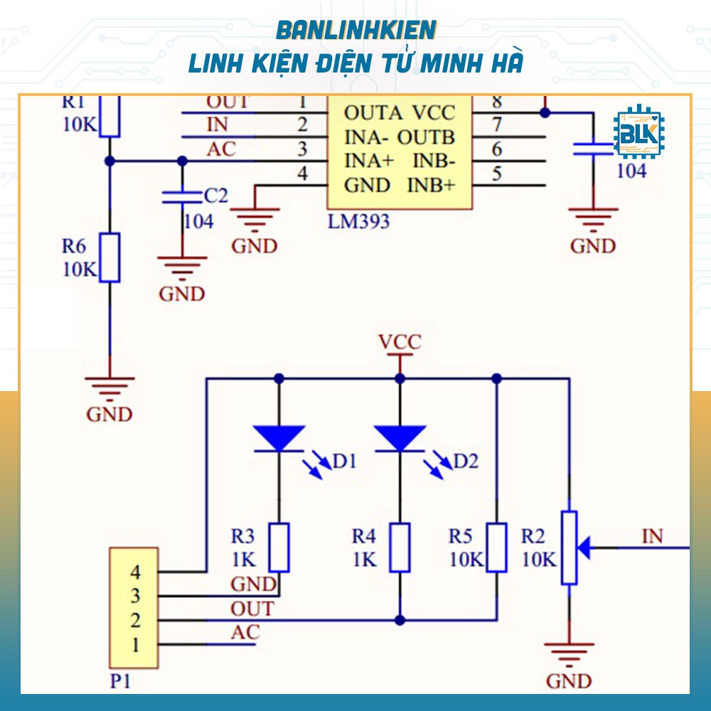 Cảm Biến Độ Ẩm HR202