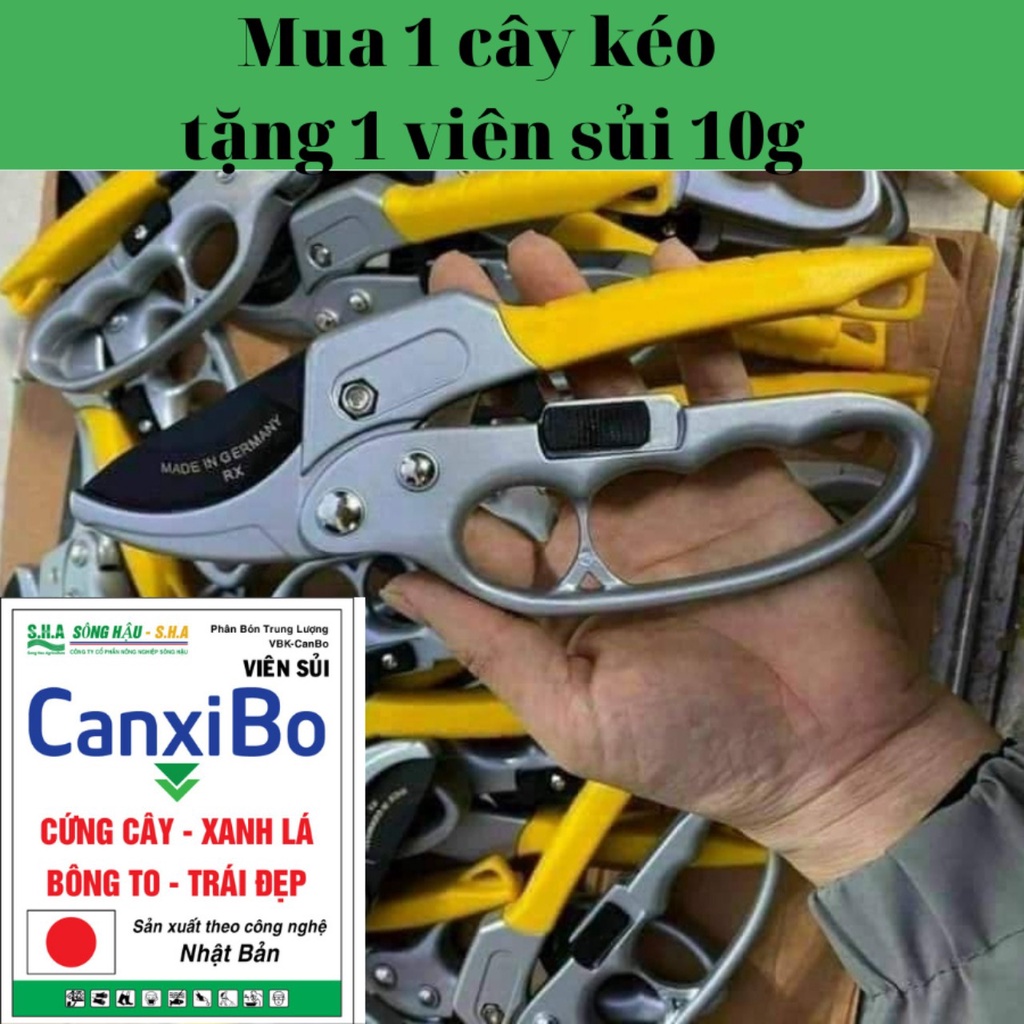 Kéo cắt cành cây cao cấp siêu sắc bén - Tăng 15 lần lực cắt - Thép SK5 độ bền cao - Đạt độ cứng HRC60