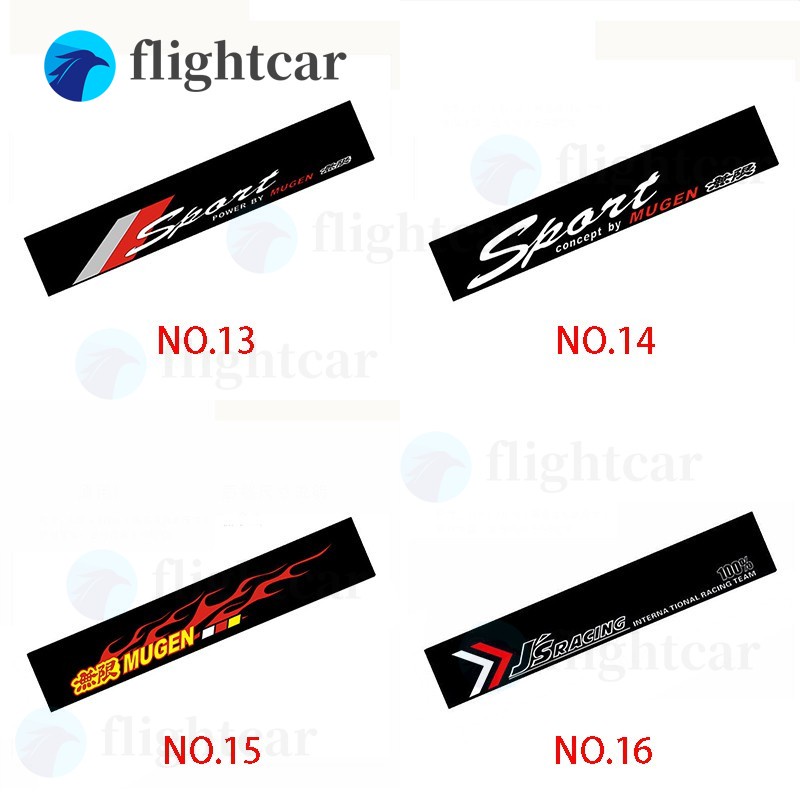 Miếng Dán Trang Trí Kính Chắn Gió Phía Trước Xe Hơi Bằng Vinyl Phản Quang Cho Honda City Fit Accord Civic