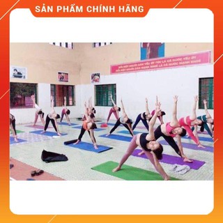 [HÀNG SIÊU TỐT] Thảm yoga 2 mặt dày đẹp vân chìm