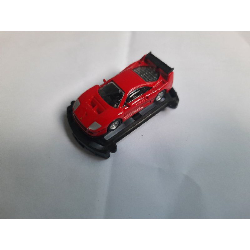 xe Kyosho tỉ lệ 1:100 - Ferrari F40 màu  đỏ , hàng hiếm