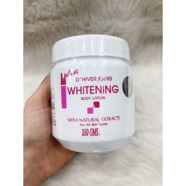 KEM DƯỠNG THỂ VELVET D' HIVER JOURS WHITENING TRẮNG DA THÁI LAN