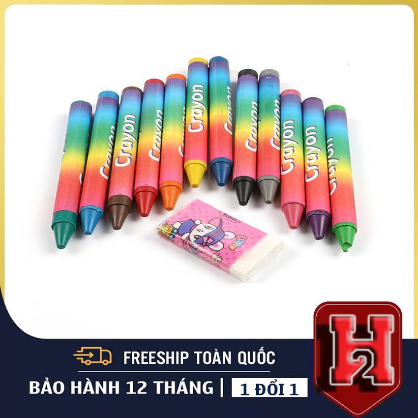 FREESHIPHộp Màu 46 Món,Thiết Kế 4 Ngăn Thông Minh,Màu Bền Đẹp,Không Gãy,Nhòe,Phù Hợp Với Mọi Lứa Tuổi