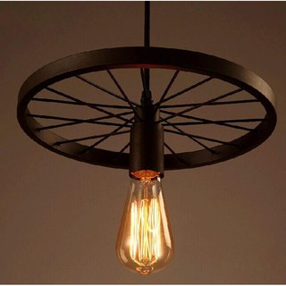 Đèn Thả Hình Bánh Xe Đơn Đèn Led Trang Trí TC