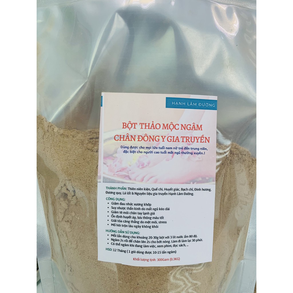 300g Bột Thảo Mộc Ngâm Chân Đông Y Gia Truyền - Tốt cho sức khỏe, an thần, dễ ngủ, giải độc (Có thể ăn) | BigBuy360 - bigbuy360.vn
